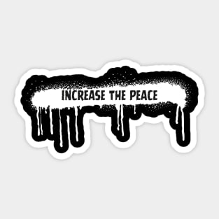 Increase The Peace Sticker